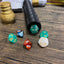 Axe Dice Holder & Dice Tray with Health Tracker - (Random 7PCS D20 Dice Set Included) - Tabletop Roleplaying Game - Dice Storage - Dice Roller - DND - Dungeons and Dragons