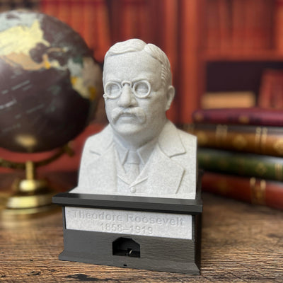 Theodore Roosevelt - Talking Busts - Plastic Collectible Toy - Press The Button for a Quote or Fun Fact