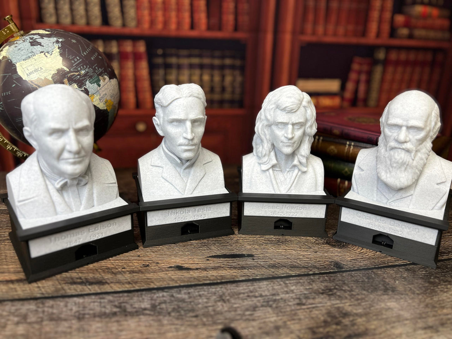 Albert Einstein - Talking Busts - Plastic Collectible Toy - Press The Button for a Quote or Fun Fact