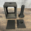 Deck Press, Heavy Duty, for Double Sleeve TCG Decks, Screw with Gripper, Straight Press Plate, Sturdy Frame