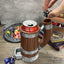 Tavern Mug Dice Tower - No Paint Odorless Insulated Cup Can Dice Tower - (Random 7PCS D20 Dice Set Included) - Dice Holder - Dungeons and Dragons - DND Gift