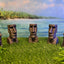 Mystic Moai - Ask a YES or NO Question and Push the Button - 100 Possible Lines - Fortune Telling - Decision Maker - Novelty Toy - Mystic Conch Shell - Magic Conch Shell