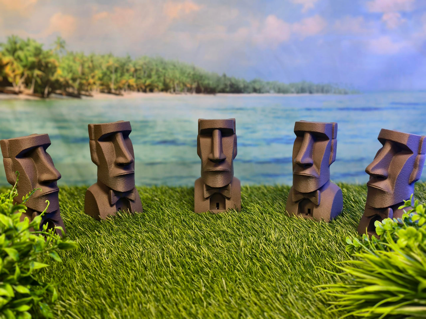 Mystic Moai - Ask a YES or NO Question and Push the Button - 100 Possible Lines - Fortune Telling - Decision Maker - Novelty Toy - Mystic Conch Shell - Magic Conch Shell