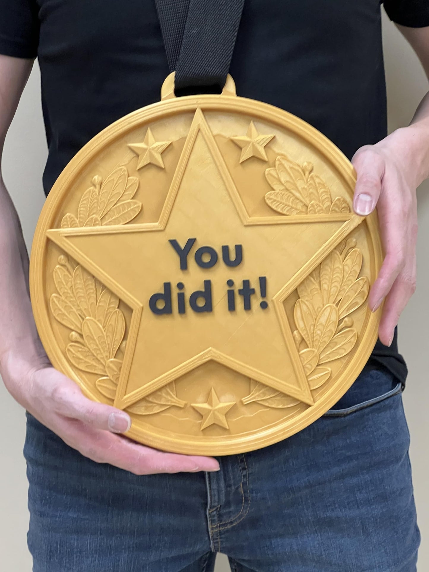 Comically Large 13 inch Award Medal - Funny Gift - Novelty Gift Award