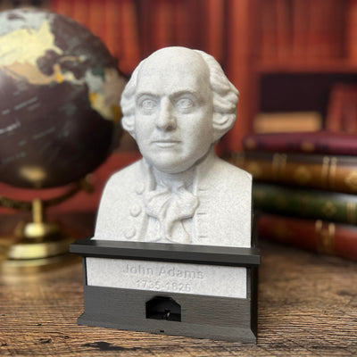 John Adams - Talking Busts - Plastic Collectible Toy - Press The Button for a Quote or Fun Fact