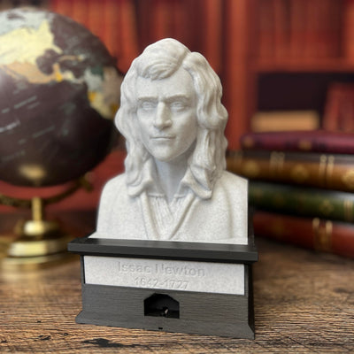 Issac Newton - Talking Busts - Plastic Collectible Toy - Press The Button for a Quote or Fun Fact