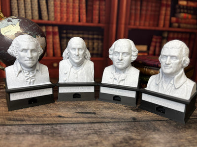 Abraham Lincoln - Talking Busts - Plastic Collectible Toy - Press The Button for a Quote or Fun Fact