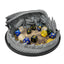 Dragon's Hoard Dice Tray - V2 - (Random 7pc D20 Dice Included) - Dice Jail - Dice Holder - Neoprene Rolling Mat - DND Gift - D&D Gift - Dungeons and Dragons Gift - D&D