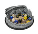 Dragon's Hoard Dice Tray - V2 - (Random 7pc D20 Dice Included) - Dice Jail - Dice Holder - Neoprene Rolling Mat - DND Gift - D&D Gift - Dungeons and Dragons Gift - D&D
