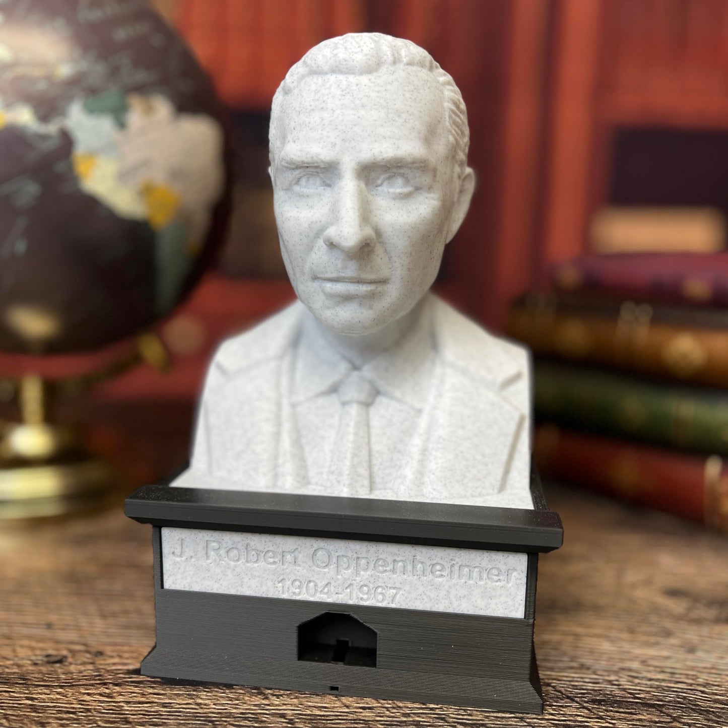 J Robert Oppenheimer - Talking Busts - Plastic Collectible Toy - Press The Button for a Quote or Fun Fact