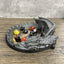 Dragon's Hoard Dice Tray - V2 - (Random 7pc D20 Dice Included) - Dice Jail - Dice Holder - Neoprene Rolling Mat - DND Gift - D&D Gift - Dungeons and Dragons Gift - D&D
