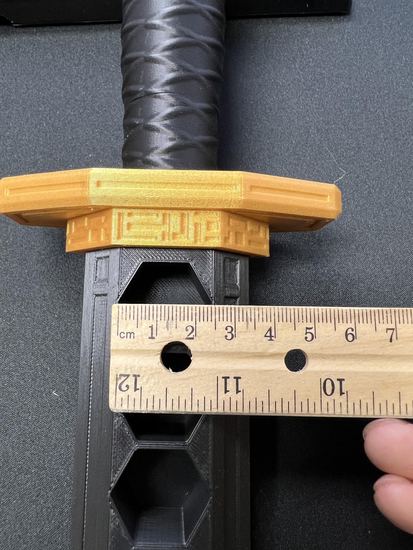 Sword Dagger Dice Holder - (Random 7PCS D20 Dice Set Included) - Custom Polyhedral Dice Storage for Tabletop RPG - Dungeons and Dragons - DND - D&D