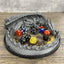 Dragon's Hoard Dice Tray - V2 - (Random 7pc D20 Dice Included) - Dice Jail - Dice Holder - Neoprene Rolling Mat - DND Gift - D&D Gift - Dungeons and Dragons Gift - D&D