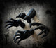 Creepy Reaching Wall Hands - (4 Pack - Matching Left Right - Screws Included) - Spooky Halloween Wall Decoration Decor Mount Display - Collectible Plastic Figurine