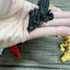 Random Color 4 Pack - Dragon Only - Small 12" Crystal Dragon Fidget Toy - No Surprise Egg - Heavy Duty - 3D Printed Flexible Articulating Plastic Collectible Figurine