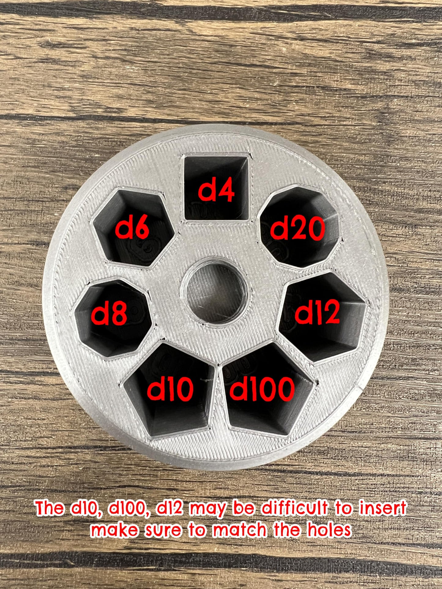Plastic Bullet Dice 7 Pc D20 Set with Spinning Revolver Cylinder - Fidget Spinner - Cyberpunk Style Dice for Warhammer, DND, Sci-Fi, War, or Crime Theme Tabletop Games