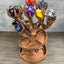 Tree Goddess Dice Tower - (Random 7PCS D20 Dice Set Included) - No Paint Odorless Plastic - Tabletop Roleplaying Game - Dice Roller - Dungeons and Dragons - DND - D&D