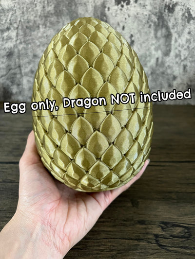 XL 8.5" x 5.5" Crystal Dragon Egg - Fit All XL 26" Dragons - Surprise Egg