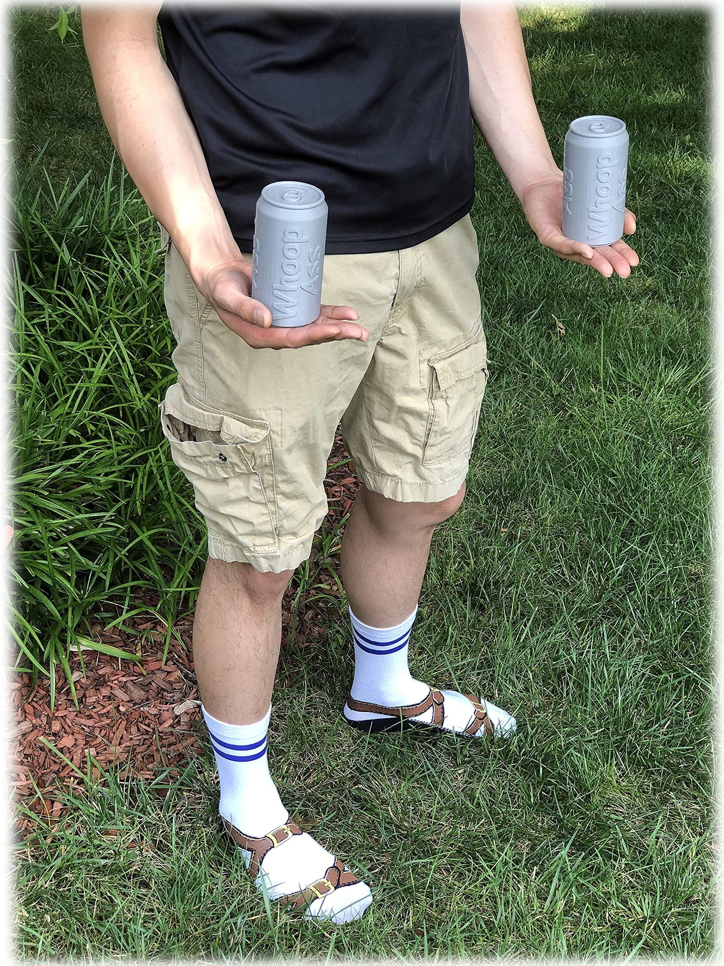 Can of Whoop Ass - (Extendable & Holster) - Open a Can of Whoop Ass - Novelty - Prank - Gag - Funny - Joke - Gift - Toy