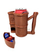 Mug Dice Tower - No Paint Odorless Insulated Cup Can Dice Tower - (Random 7PCS D20 Dice Set Included) - Dice Jail - Dice Holder - Dungeons and Dragons - DND Gift