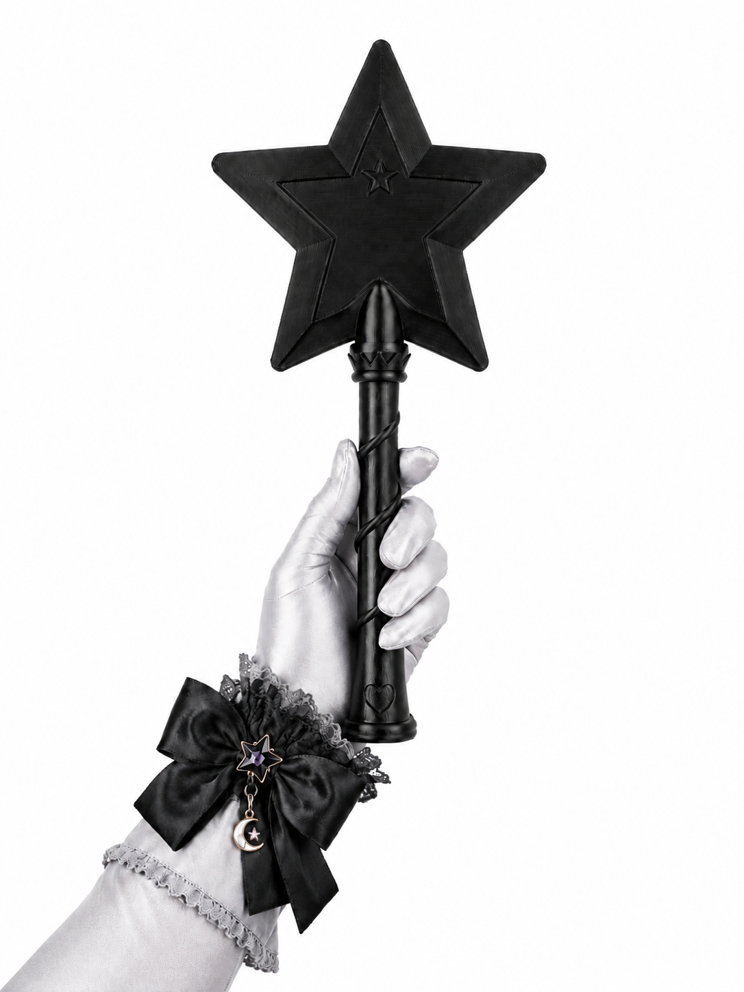 Credit Card Wand Holder Tap to Pay - Credit Card Holder - Magic Fairy Pay Wand - Starlight Magic Wand Tap-to-Pay Card Holder - Sturdy Plastic - Spiral Handle Design
