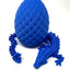 Small 12" Crystal Dragon Fidget Toy with Surprise Egg - Heavy Duty - 3D Printed Flexible Articulating Plastic Collectible Figurine - (Autumn)