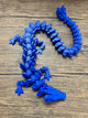 XL 26" Crystal Dragon Fidget Toy - Heavy Duty - 3D Printed Flexible Articulating Dragon Plastic Collectible Figurine - Surprise Egg Compatible