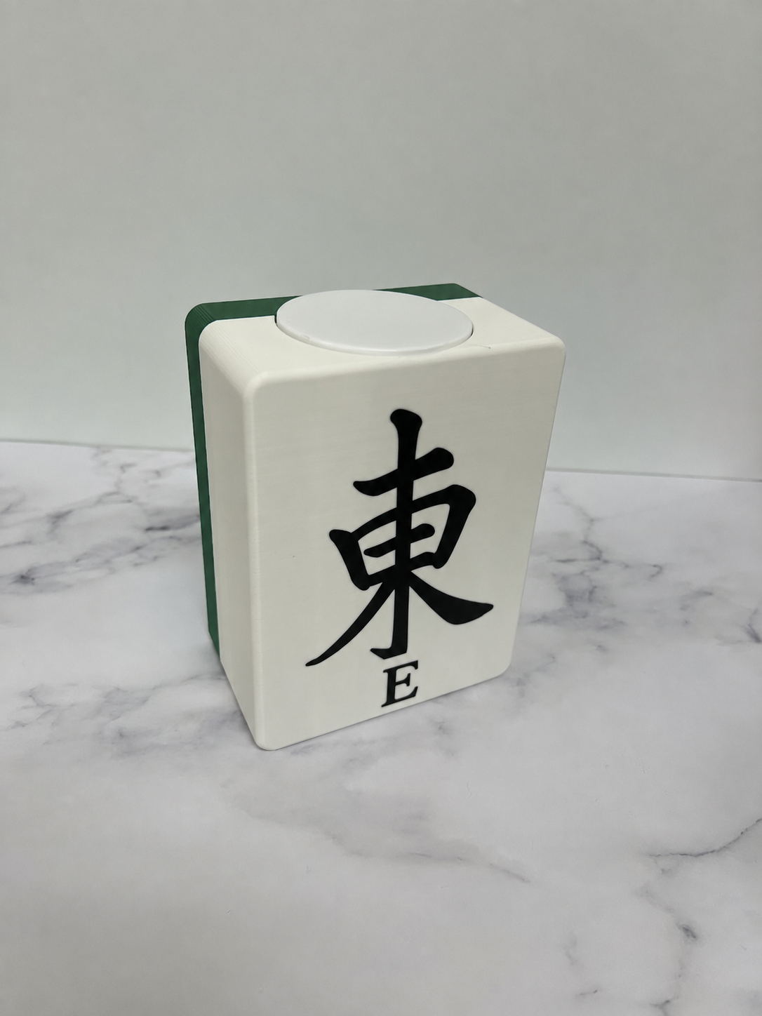 Mahjong Joker Tile Plastic Vase Planter with Waterproof Insert - Mahjong Tile Decor