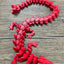 XL 26" Crystal Dragon Fidget Toy - Heavy Duty - 3D Printed Flexible Articulating Dragon Plastic Collectible Figurine - Surprise Egg Compatible
