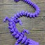 XL 26" Crystal Dragon Fidget Toy - Heavy Duty - 3D Printed Flexible Articulating Dragon Plastic Collectible Figurine - Surprise Egg Compatible