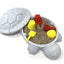 Mini Desktop Turtle Sand Box - 6 x 6 in - Stress Relief - Made in USA - Includes Moldable Play Sand and Mini Tool - Novelty Gift - Desktop Decor - Zen Garden