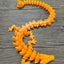 XL 26" Crystal Dragon Fidget Toy - Heavy Duty - 3D Printed Flexible Articulating Dragon Plastic Collectible Figurine - Surprise Egg Compatible
