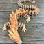 XL 26" Crystal Dragon Fidget Toy - Heavy Duty - 3D Printed Flexible Articulating Dragon Plastic Collectible Figurine - Surprise Egg Compatible