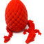 Small 12" Crystal Dragon Fidget Toy with Surprise Egg - Heavy Duty - 3D Printed Flexible Articulating Plastic Collectible Figurine - (Autumn)