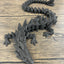 XL 26" Crystal Dragon Fidget Toy - Heavy Duty - 3D Printed Flexible Articulating Dragon Plastic Collectible Figurine - Surprise Egg Compatible