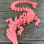 XL 26" Crystal Dragon Fidget Toy - Heavy Duty - 3D Printed Flexible Articulating Dragon Plastic Collectible Figurine - Surprise Egg Compatible
