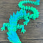 XL 26" Crystal Dragon Fidget Toy - Heavy Duty - 3D Printed Flexible Articulating Dragon Plastic Collectible Figurine - Surprise Egg Compatible