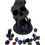 6.5" Skull Dice Tower - Made in USA - (Random 7PCS D20 Dice Set Included) - No Paint Odorless Plastic - Tabletop Roleplaying Game - Dice Roller - DND - D&D