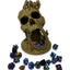 6.5" Skull Dice Tower - Made in USA - (Random 7PCS D20 Dice Set Included) - No Paint Odorless Plastic - Tabletop Roleplaying Game - Dice Roller - DND - D&D
