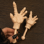 1 Pair Tiny Hands with Sticks - Mini Little Hand Stick Puppet - Halloween Costume - Strong Hand Prop - Scary Movies - Novelty Gift - TikTok Famous