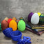 Random Color 4 Pack - Dragon Only - Small 12" Crystal Dragon Fidget Toy - No Surprise Egg - Heavy Duty - 3D Printed Flexible Articulating Plastic Collectible Figurine