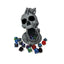 6.5" Skull Dice Tower - Made in USA - (Random 7PCS D20 Dice Set Included) - No Paint Odorless Plastic - Tabletop Roleplaying Game - Dice Roller - DND - D&D