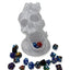 6.5" Skull Dice Tower - Made in USA - (Random 7PCS D20 Dice Set Included) - No Paint Odorless Plastic - Tabletop Roleplaying Game - Dice Roller - DND - D&D