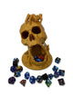 6.5" Skull Dice Tower - Made in USA - (Random 7PCS D20 Dice Set Included) - No Paint Odorless Plastic - Tabletop Roleplaying Game - Dice Roller - DND - D&D