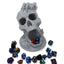 6.5" Skull Dice Tower - Made in USA - (Random 7PCS D20 Dice Set Included) - No Paint Odorless Plastic - Tabletop Roleplaying Game - Dice Roller - DND - D&D